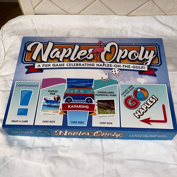Like new Naples-Opoly Board Game From Late FromThe Sky Factory Naples Florida